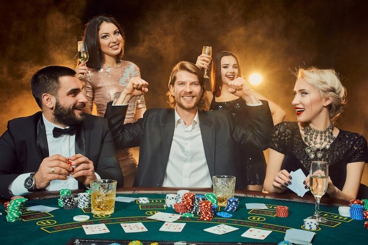 nawa live dealer blackjack table on mobile phone